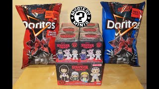 Target Exclusive STRANGER THINGS Funko Mystery Minis Season 4 unboxing! Doritos too!