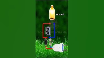 DIY Neon bulb blinking 220v #shortvideo #shorts #diy