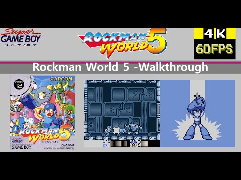 SGB] Rockman World 5 ロックマンワールド 5 Walkthrough - YouTube