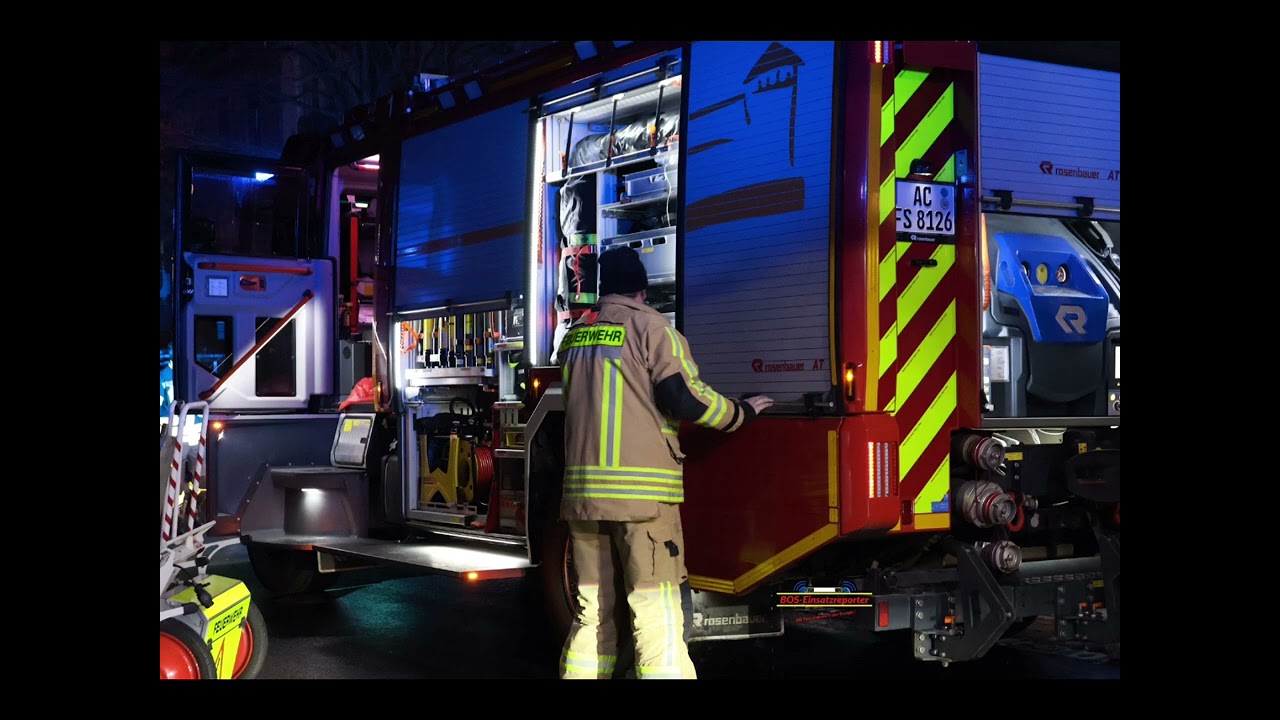 Stolberg: Brand im Ladenlokal 