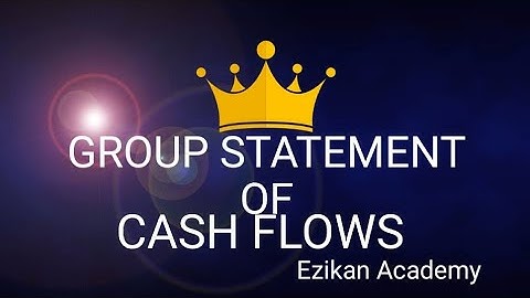 GROUP STATEMENT OF CASH FLOWS (SBR / CR)