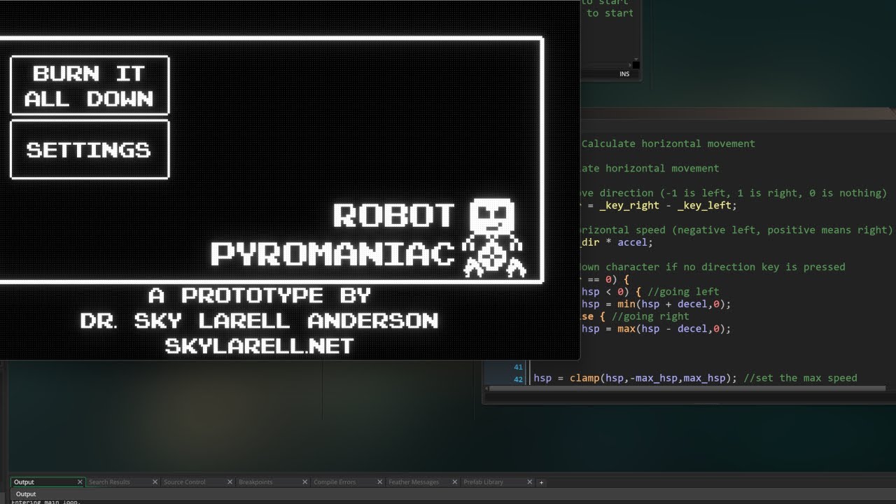 Part 1 - Platformer in Gamemaker [2025]