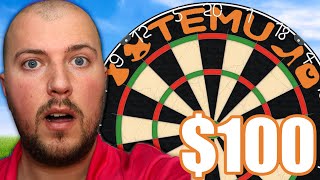 I Spent $100 On A TEMU DARTBOARD!