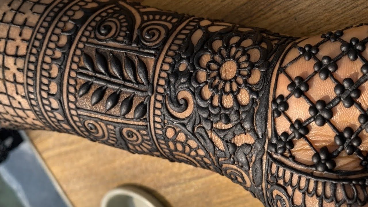 New easy bridal mehndi design/mehndi design/mehndi