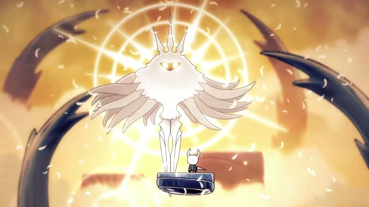 El Destello / The Radiance Final Boss Fight (Ending 3/3) + Credits - Hollow Knight.