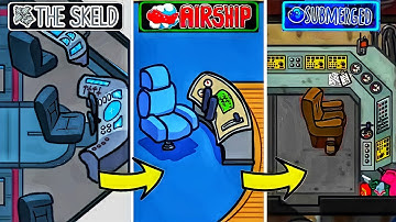 WHEELS TASK on all maps including (SUBMERGED)- Among Us Evolution.