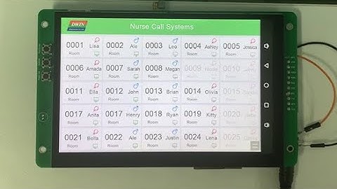 DWIN ANDROID LCM SOLUTION NURSE CALL SYSTEM