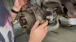 Volvo V40 2012-2019 Rear Brake Pads Change How To DIY