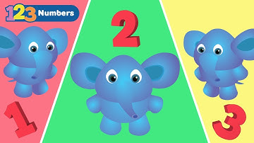 Counting Numbers w Animals for Kids | Numbers 123 Song | Toddler Learning Video | First University