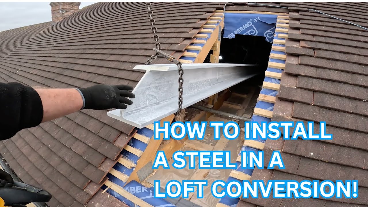 How To Insert Steels For A Loft Conversion SPINE BEAM YouTube How To Insert Steels For A Loft Conversion SPINE BEAM YouTube