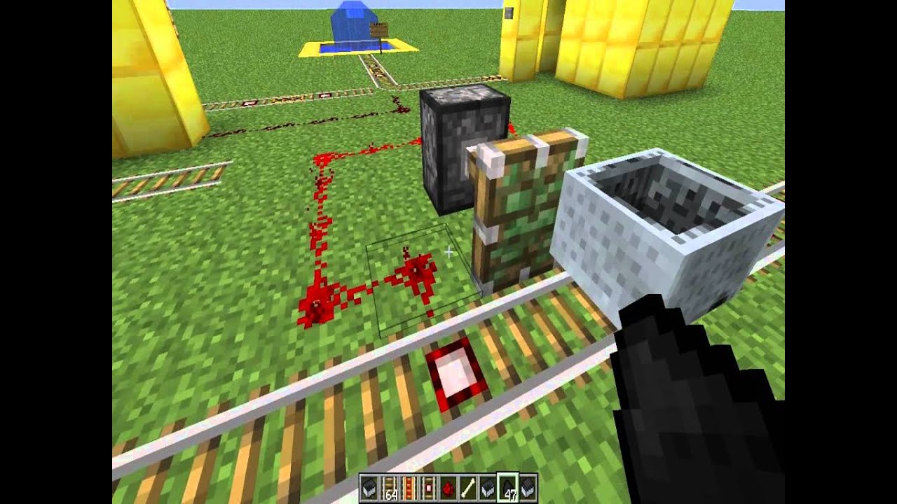 Minecraft Tutorial Cambio De Sentido De Rail By Themineforfun