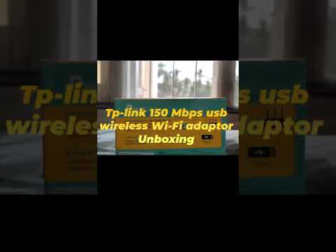 TP link 150mbps nano wireless Wi-Fi usb adapter unboxing 🔥