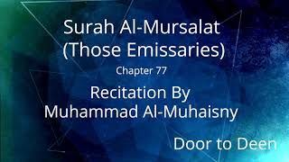 Surah Al-Mursalat (Those Emissaries) Muhammad Al-Muhaisny  Quran Recitation