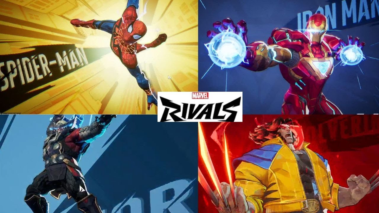 Marvel Rivals - All Character Intros 2025 - YouTube