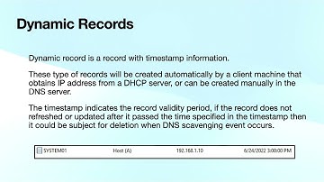 1 Static vs Dynamic DNS records YouTube
