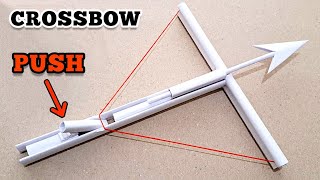 HOW TO MAKE A BOW AND ARROW FROM A4 PAPER 🏹 - (CROSSBOW) - DIY PAPER CROSSBOW