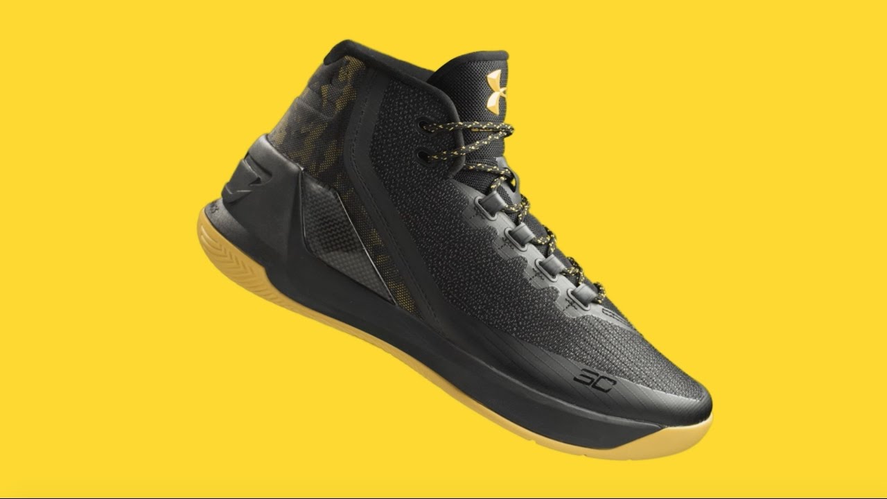 curry 3 black and yellow