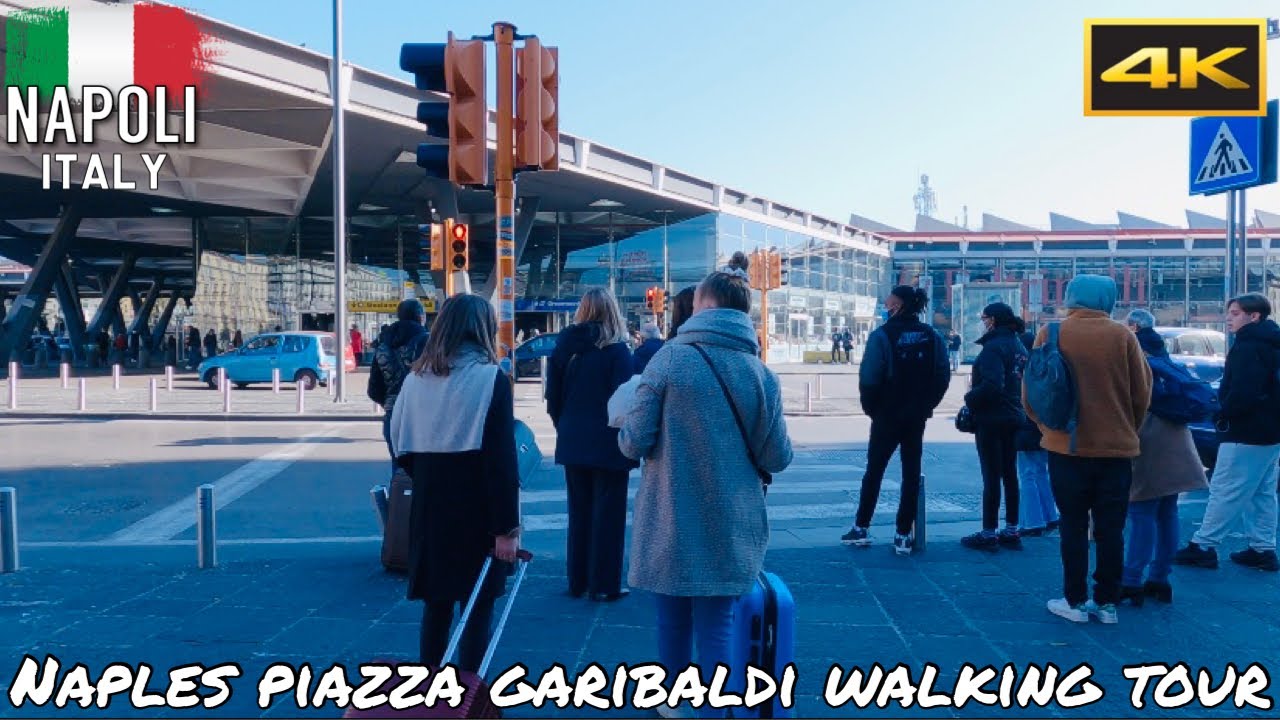 NAPOLI Piazza Garibaldi Walking Tour | 2022 |Naples, Italy |4k UHD