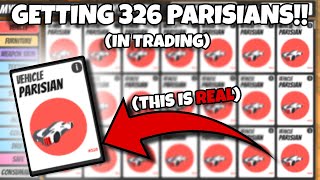 Getting 326 Parisians (NOT JOKING) in Jailbreak TRADING!!