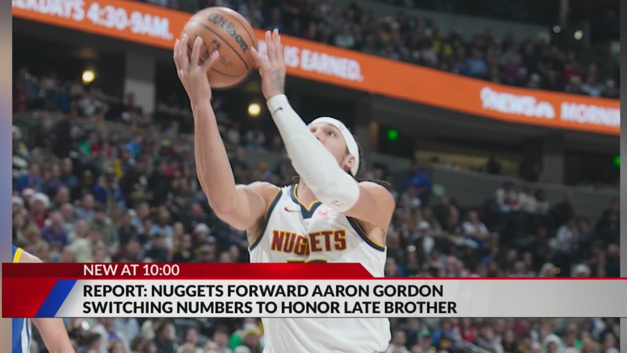 Aaron Gordon to switch numbers to honor late brother YouTube