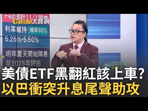 美債ETF的甜蜜時刻真到了? 報酬率破表有多高? 學巴菲特選短債嗎? 這是必須選"長債"的理由是?│王志郁 主持│20231018│Catch大錢潮 feat.謝晨彥