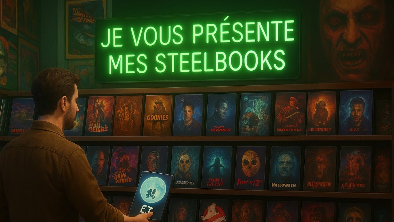 Tout mes Steelbooks // les bibliothèques prennent tarif !! #steelbook #bluray #4k #collection