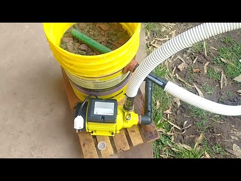 Apto Estudiante cojo Filtro casero para pileta piscina de lona - YouTube