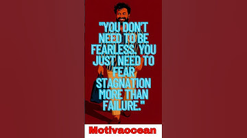 "Fear Stagnation More Than Failure: Embrace Growth!