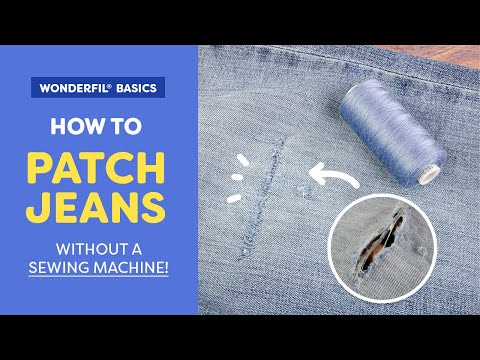 How to Patch Jeans Without a Sewing Machine