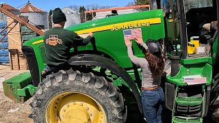 Tractor Decals, Last winter storm & Eclipse day