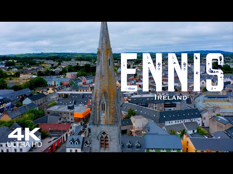 ENNIS 2022 🇮🇪 Drone Aerial 4K | IRELAND Éire