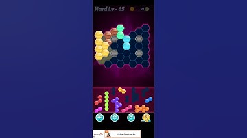 Block! Hexa Puzzle~HexaMage A block 9 to 11 levels~ level-65