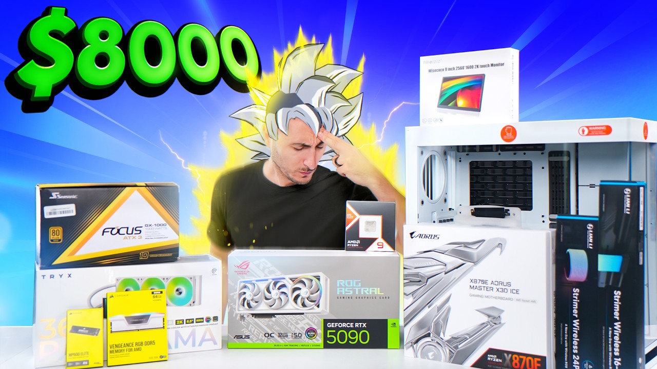 I Built my Subscriber his Dream $8000 Gaming PC - Episode 12 - YouTube