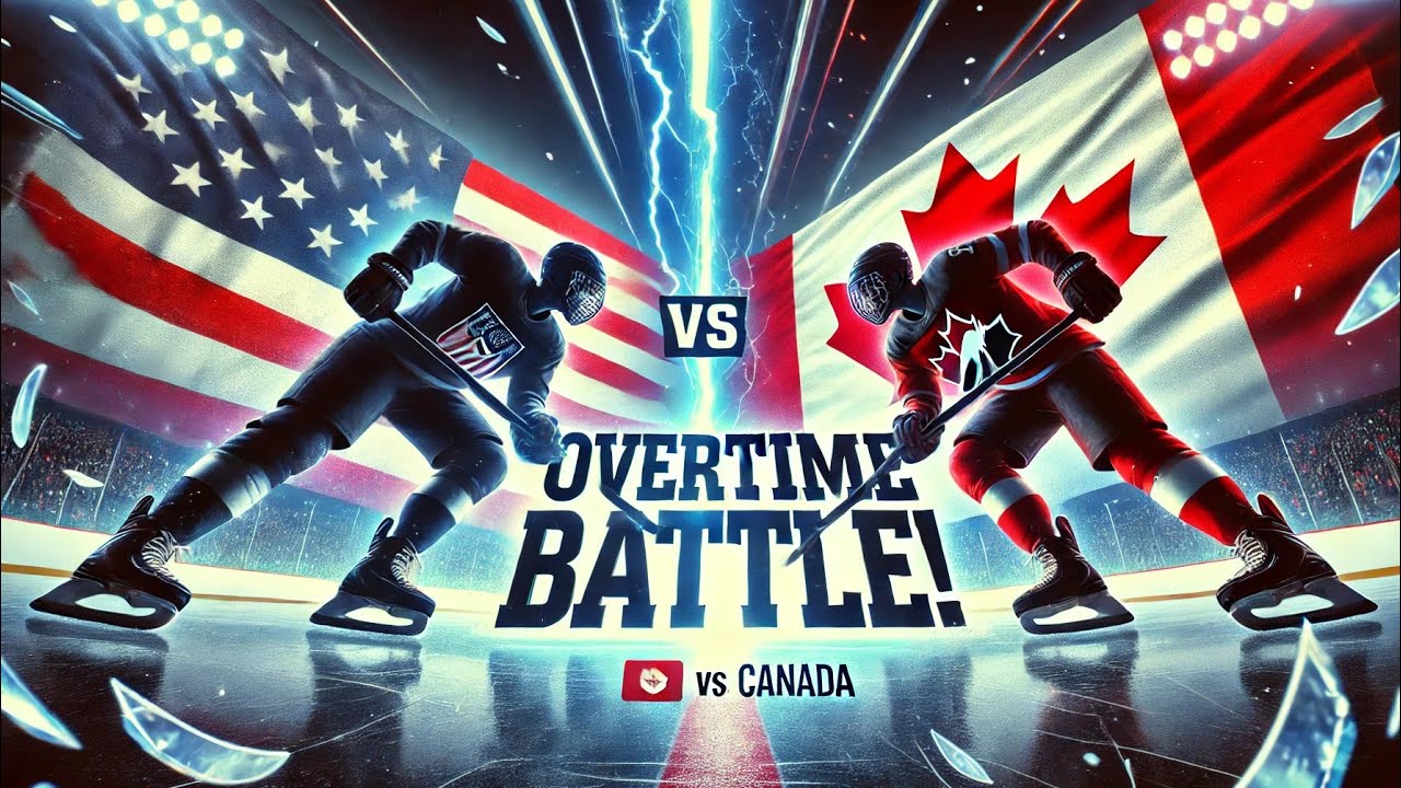 Hockey Usa vs Canada | 4 Nations Face-Off Final | Overtime Thriller ...
