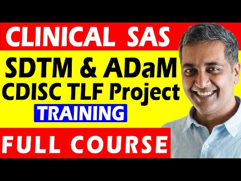 SAS Clinical programming Training | CDISC, SDTM & ADaM Training Full Course by Shiva