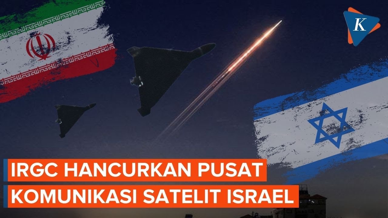 IRGC Klaim Hancurkan Pusat Komunikasi Satelit Israel, Kendali Jet Tempur Lumpuh