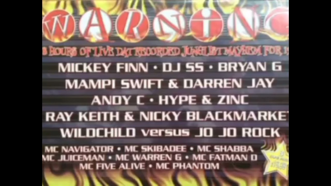 Mickey Finn - Warning - Jungle Mayhem (1999)