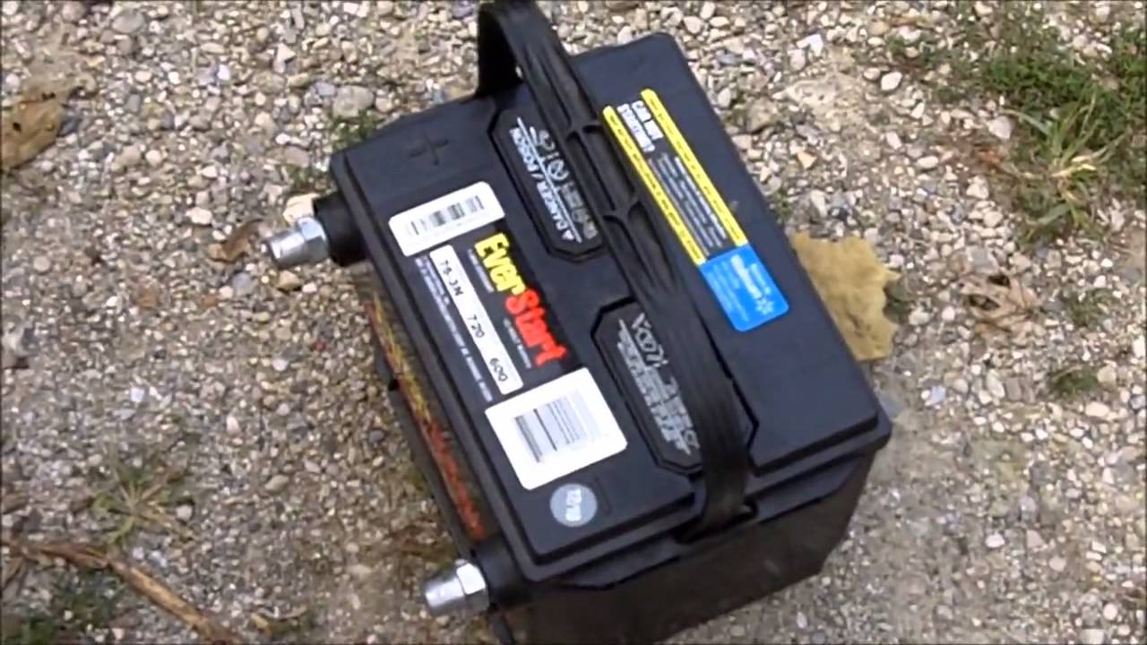 How to change a car battery. 