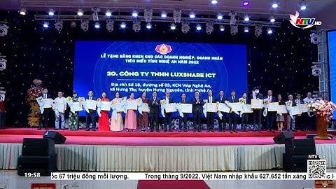 Nghệ An tôn vinh các doanh nghiệp, doanh nhân tiêu biểu năm 2022