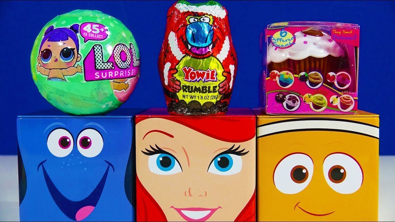 Disney Princess Ariel Cubeez LOL Surprise Lil Sisters Baby Doll Mini Cupcake Surprise Shopkins Bambi