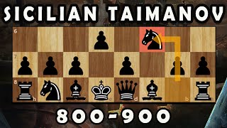Play the Sicilian Taimanov like a Grandmaster! | 800-900
