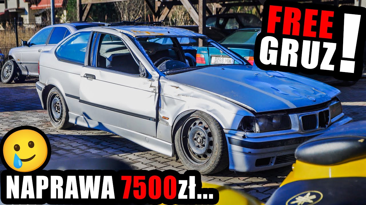 DARMO to nadal ZA DROGO xD | Rzeźbimy BMW e36 po DACHOWANIU! - RZEŹNIA w GRUZIE