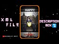 "HAPPY BIRTHDAY🎈" new Trending Status Video Alight Motion edit Xml By SUBHOJIT EDIT#xmlpreset #xml