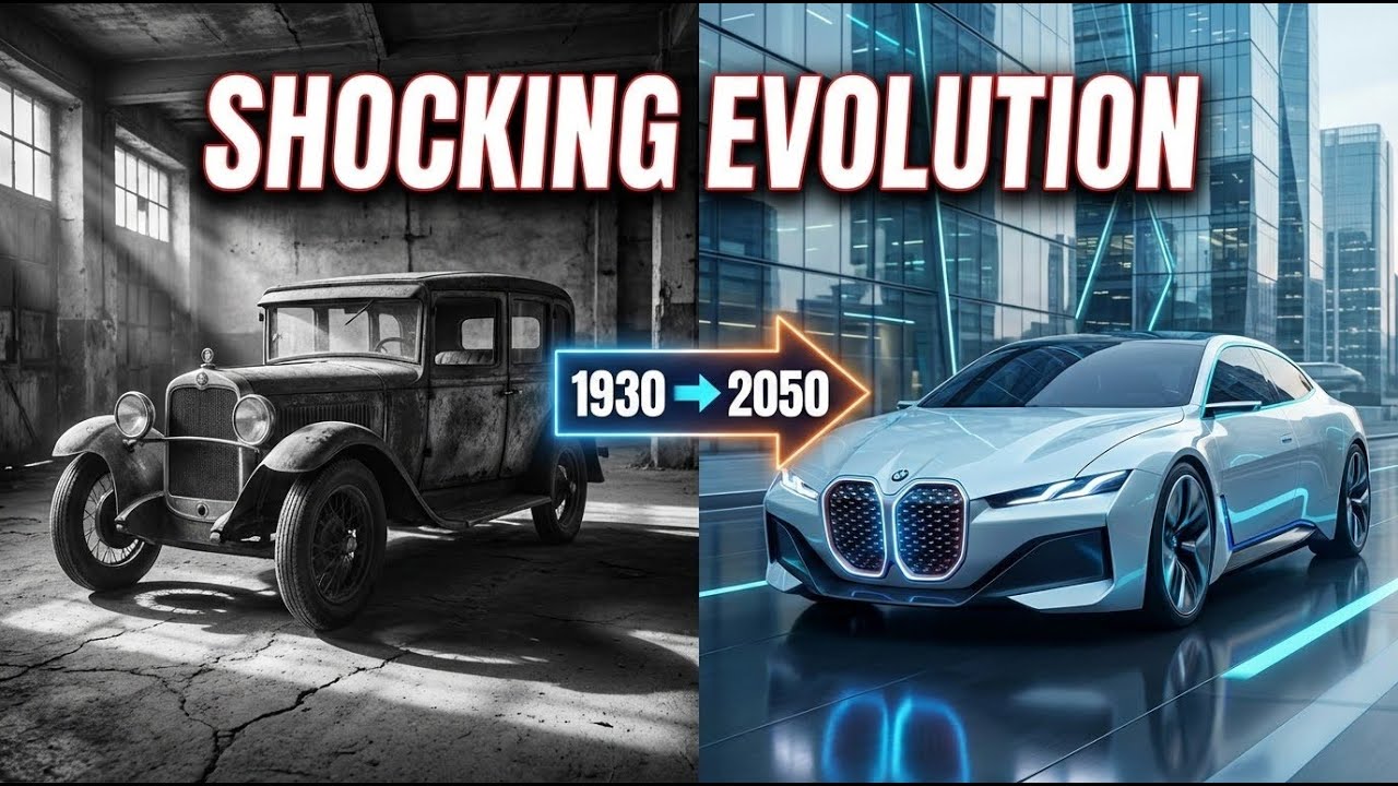 BMW Car Evolution 1930–2050 🚗  From Classic Luxury to Electric Beast