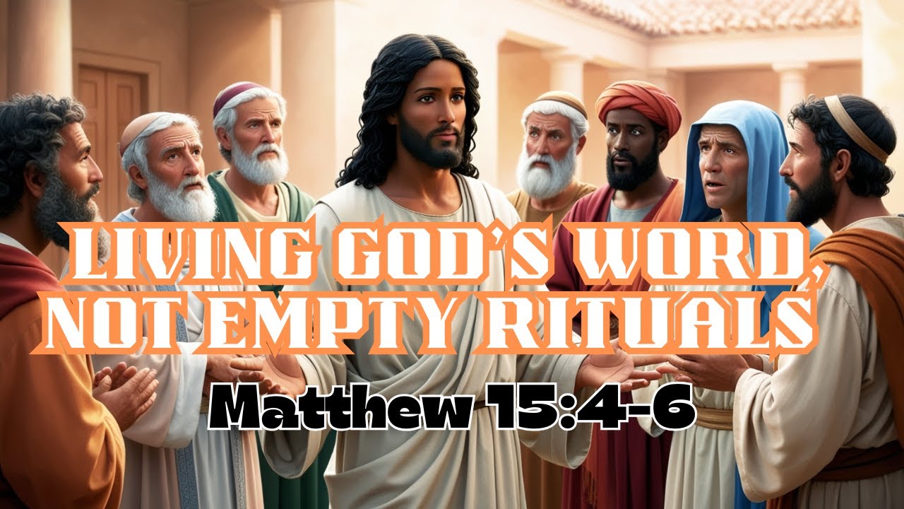 Living God s Word Not Empty Rituals Inspired By Matthew 15 4 6 YouTube living-god-s-word-not-empty-rituals-inspired-by-matthew-15-4-6-youtube