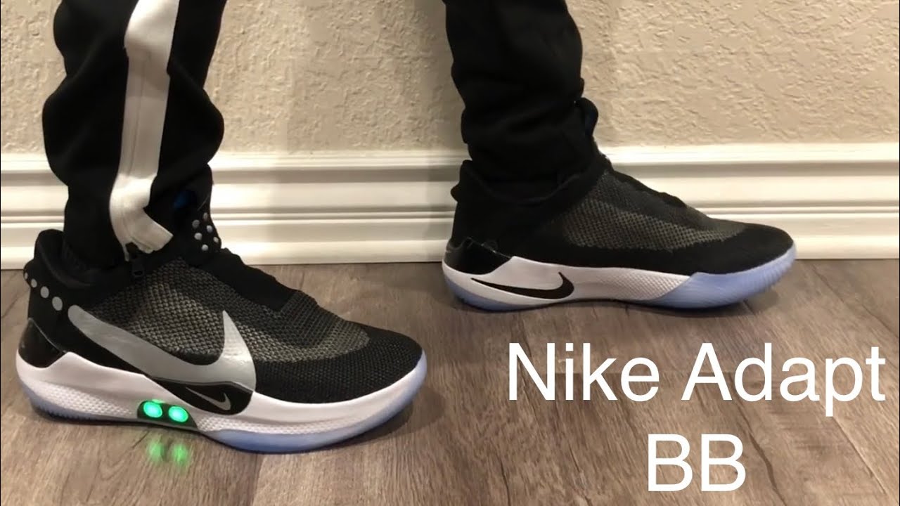Nike Adapt BB On Feet / Sizing + How To Use the App To ...