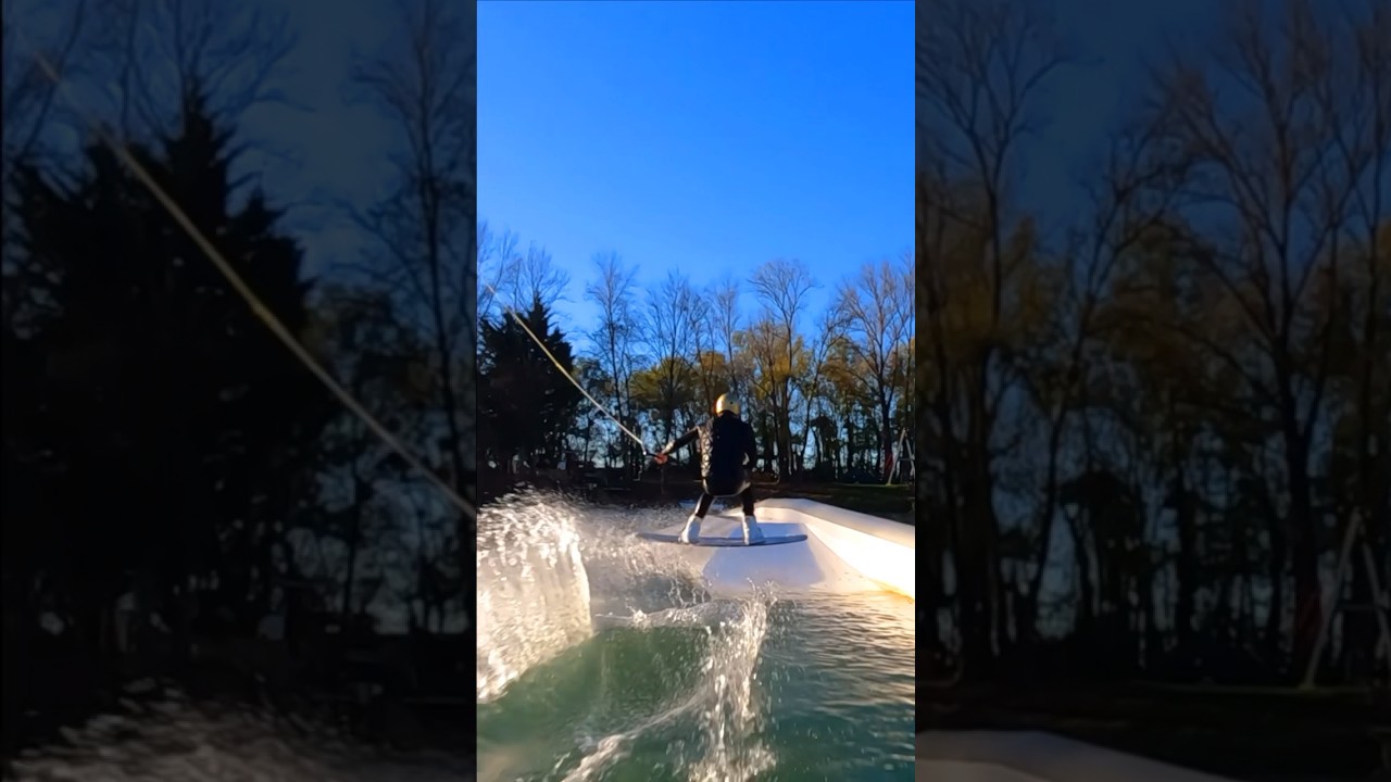 Wakeboard vs fpv with polo at Osmosia wake park 