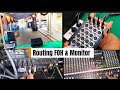 Routing kabel in out asesoris monitor & FOH buat Hadroh