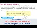 Acid Rain and It's Effects | 9th Class Chemistry Chapter 7 | Class 9th New Book 2025 | Topic 7.5