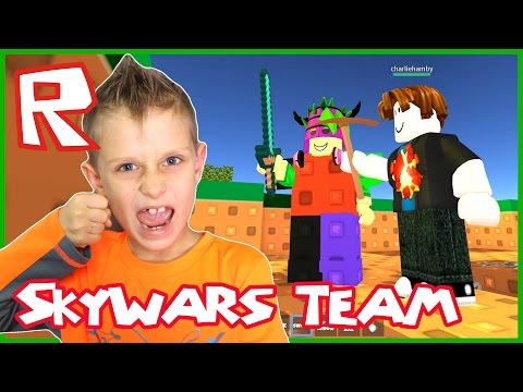 Roblox Skywars Awesome Teammates Youtube - skywars team roblox